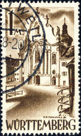 ALLEMAGNE / DEUTSCHLAND - Franz. Zone WÜRTTEMBERG - 1947 - Paar Mi.13yvII Type 2 - Obl. / Gestempelt - TB (c) - Württemberg