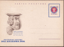 POLAND 1956 Postcard Fi Cp 143a Mint - Stamped Stationery
