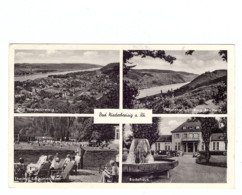 5484 BAD BREISIG - NIEDERBREISIG, Burg Rheinecl, Rheintal, Badehaus, Thermal Schwimmbecken, Frühe 50 Jahre - Bad Breisig
