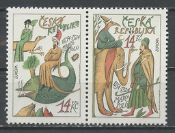 Tchéquie - Tschechien - Czech 1994 Y&T N°35 à 36 - Michel N°36 à 37 *** - EUROPA - Se Tenant - Unused Stamps