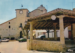 LAROQUE-TIMBAUT - La Halle Et La Porte De L'Horloge - Laroque Timbault