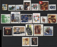 Canada (39) 2007 - 2013. 20 Different Stamps. Used & Unused. - Collezioni