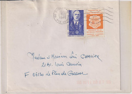 OB FRANCAISE-ENVELOPPE TP N°398-BOURG-MADAME 23/5/1991-P.O. - Usados