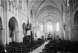 PN - 086 - INDRE - VATAN - Intérieur De L'Eglise - Original Unique - Plaques De Verre