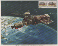 N° 1357 N -document Skylab Dédicace Edward Gibson  -rarissime- - Sonstige & Ohne Zuordnung