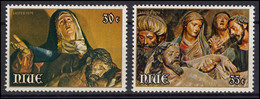 Niue: Easter & Ostern 1979 Gemälde Auferstehung Christus, 2 Werte Postfrisch ** - Christentum
