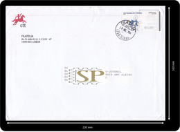 Portugal 2013 Etiqueta Ano Europeu Cidadãos Offset E-POST Europe Map  European Year Of Citizens 57B - Franking Machines (EMA)