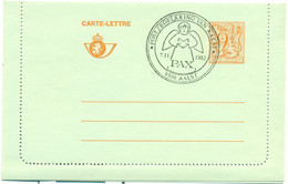 Kaartbrief - Carte-lettre Nr. 48 III Met Stempel Postzegelkring Van Aalst Pax 7-11-1982 - Autres & Non Classés