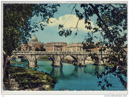 ROMA - Lungotevere; Walk Along The Tevere River , Viaggiata, Nice Stamp Poste Vaticane - Ponti