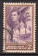British Honduras 1938-47 3c Cohune Palm, Used, SG 152 (WI2) - British Honduras (...-1970)