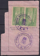 1930-H-60 CUBA 1930 MONEY ORDER GIRO POSTAL 5c AIRPLANE AVELLANEDA CAMAGUEY 1953 - Storia Postale