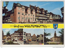 WOLFENBÜTTEL - Merhfachansicht V. Herzog Straße, Krambuden, Stadtmarkt, Schloß - Wolfenbuettel