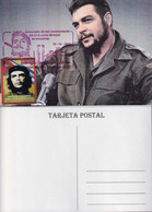 TMA-660 CUBA 2021 MAXIM CARD 23-02-2021 ERNESTO CHE GUEVARA RED CANCEL - Maximum Cards