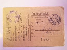 GP 2021 - 95  Kriegsgefangenenlager  HEUBERG  -  Enveloppe + Lettre D'un Prisonnier De GUERRE 1-09-1916  XXX - 1914-18