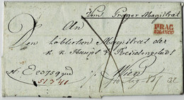 1837, " PRAG - FRANCO " Roter L2, Glasklar!  ,  A4620 - ...-1850 Voorfilatelie