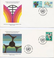 Verenigde Naties Wenen 4 FDC 24-8-78 (1080) - Cartas & Documentos