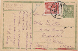 CTN67/ETR - TCHECOSLOVAQUIE CARTE POSTALE NOVEMBRE 1928 - Cartes Postales