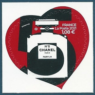 Timbre Y&T N°1954 Cœur Chanel 1,08€ Autoadhésif Neuf** (issu De Feuille) - Otros & Sin Clasificación