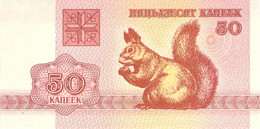 1 Banknoten 50 Rubel 2002 UNC Belarus Weissrussland - Sonstige – Europa