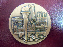 Médaille En Bronze. J BALME VILLE DE PARIS. - Altri & Non Classificati
