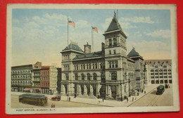 J1- America USA United States-Vintage Postcard- New York, Albany, Post Office - Albany