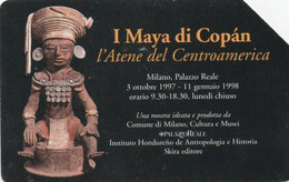 SCHEDA TELEFONICA - PHONE CARD - ITALIA - TELECOM - I MAYA DI COPAN - Cultura