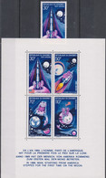 SPACE - DAHOMEY - S/S+Stamp MNH - Collections