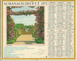 Calendrier Des P.T.T. - 1971. - Grand Format : 1971-80