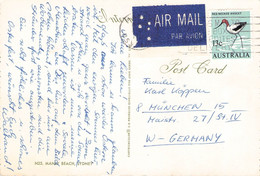 AUSTRALIA - PICTURE POSTCARD AIR > MÜNCHEN/DE / QF21 - Storia Postale