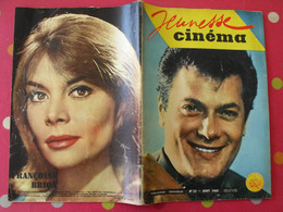 Revue Jeunesse Cinéma N° 33 De 1960. Tony Curtis Françoise Brion Brigitte Bardot Dany Robin Brel Alain Delon (poster) - Cinema