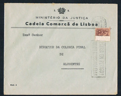1961 - Cover - Lisbon To Prison In Alcoentre - FDC