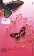 Télécarte Japon * PAPILLON * BUTTERFLY * VLINDER * SCHMETTERLING * ANIMAL (815) PHONECARD JAPAN * TELEFONKARTE - Vlinders