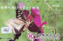 Télécarte Japon * PAPILLON * BUTTERFLY * VLINDER * SCHMETTERLING * ANIMAL (841) PHONECARD JAPAN * TELEFONKARTE - Papillons