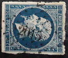 Empire No 14 A  Obl Pc 2015  De MOISSAC , Tarn Et Garonne ,  Indice 3 , Belle Frappe  TB - 1853-1860 Napoleon III
