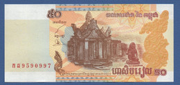 CAMBODIA - P.52a –  50 Riels 2002  UNC - Cambodja