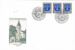 40262. Carta F.D.C. DUBNICA Nad VAHOM (Slovensko) 1993. Heraldica, Escudo De La Ciudad - FDC