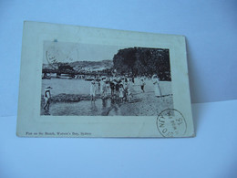 SYDNEY AUSTRALIA AUSTRALIE NEW SOUTH WALES NSW FUN ON THE BEACH WATSON'S BAY CPA 1913 - Sydney