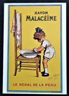 Carte Postale De Publicité Pour Savon MALACEINE - Beauty Products