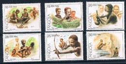 1994 -  Angola - Complete Set: Kung People - National Lithography - MNH - Angola