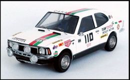 Toyota Corolla Levin - Team Toyota Jacquot Motors - W. Boyce/D. Woods - 1st Rally Press-on-Regardless 1973 #110 - Troféu - Trofeu