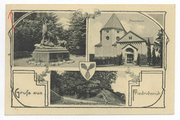 Gruss Aus Friedrichsruh Hirschgruppe Mausoleum Aufgang Postkarte Ansichtskarte - Friedrichsruh