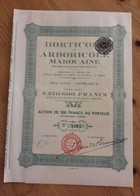 Horticole Et Arboricole Marocaine - Casablanca - 1926 - Agriculture