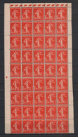 France - 1924-26 - N°Yv. 195 - Semeuse 1f05 - Bloc De 45 Bord De Feuille - Neuf Luxe ** / MNH / Postfrisch - Neufs