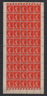 France - 1924-26 - N°Yv. 195 - Semeuse 1f05 - Bloc De 50 Bord De Feuille - Neuf Luxe ** / MNH / Postfrisch - Neufs