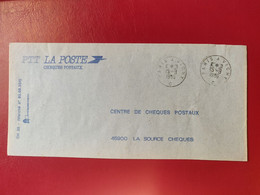 Cachet à Date : Ambulant Paris à Vichy  Nuit C - 15 9 1986 - Posta Ferroviaria