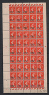 France - 1926-27 - N°Yv. 227 - Semeuse 90 Sur 1f05 - Bloc De 50 Bord De Feuille - Neuf Luxe ** / MNH / Postfrisch - Neufs