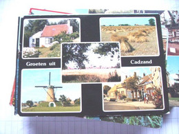 Nederland Holland Pays Bas Cadzand Met Molen En Korenschoven - Cadzand