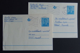 1994 Belgium Postal Envelope X 2 - Omslagbrieven