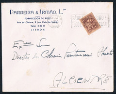 1961 - Cover - Lisbon - Parreira & Irmão, Lda Fish Supplier To  Alcoentre Prison - FDC