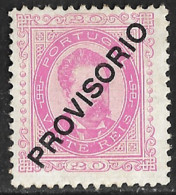 Portugal – 1892 King Luis Surcharged PROVISÓRIO 20 Réis - Autres & Non Classés